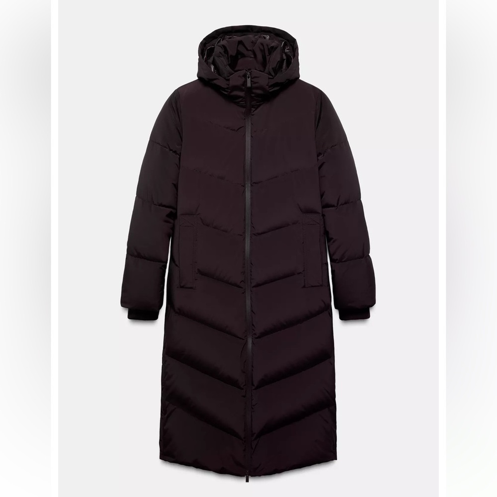 Zara Ling Water Repellent WindProof puffer with hoodie